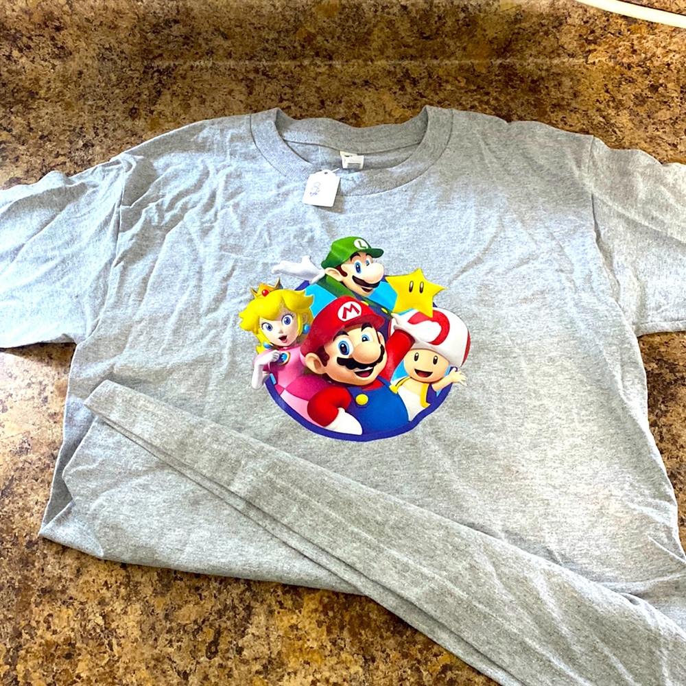 Super Mario T-Shirt - Grey